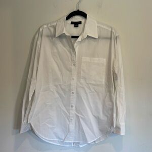 Sanctuary White Cotton Button Down Shirt
